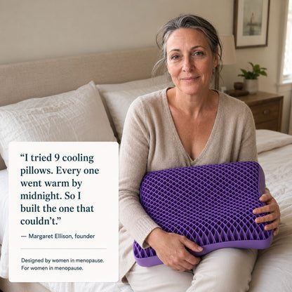 The Heat-Escape Pillow for Women in Menopause DryNight